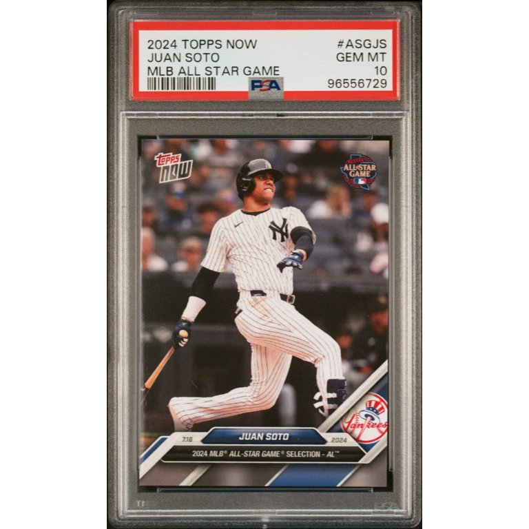 Graded 2024 Topps Now Juan Soto #ASGJS MLB All Star Game Baseball