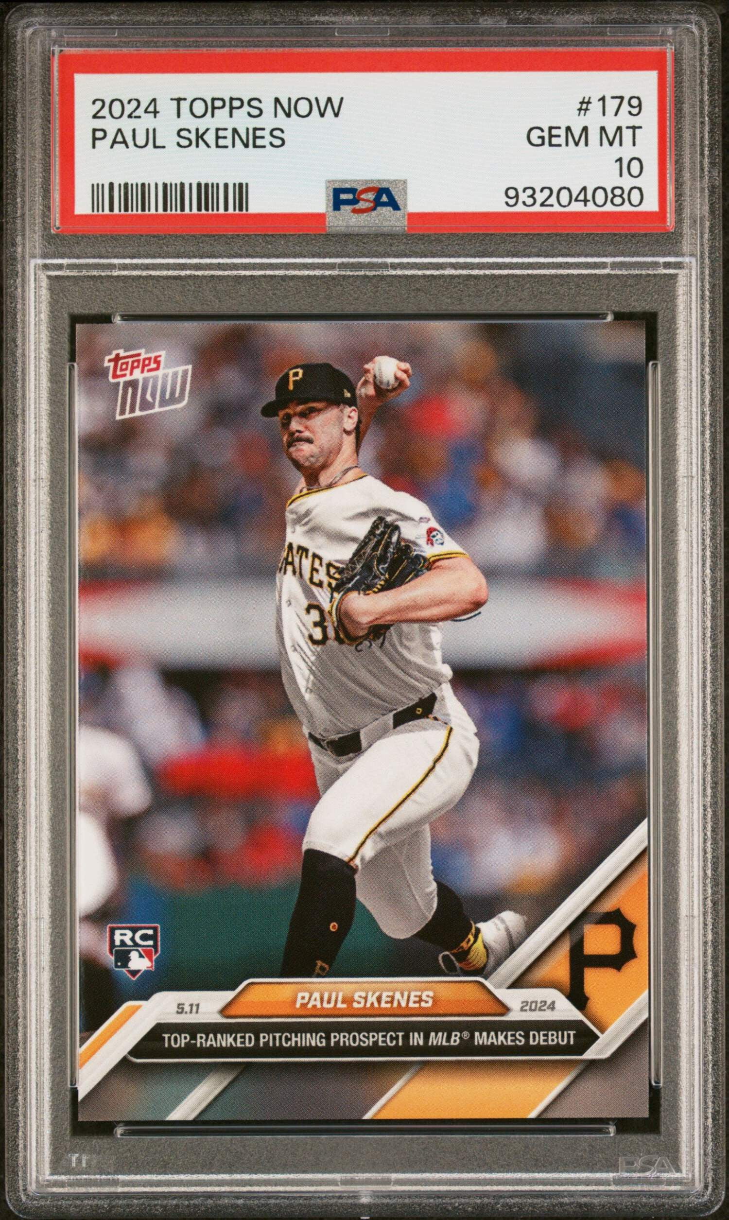 Topps - 199枚限定 Bowman Sterling Paul Skenes PSA 8 2024