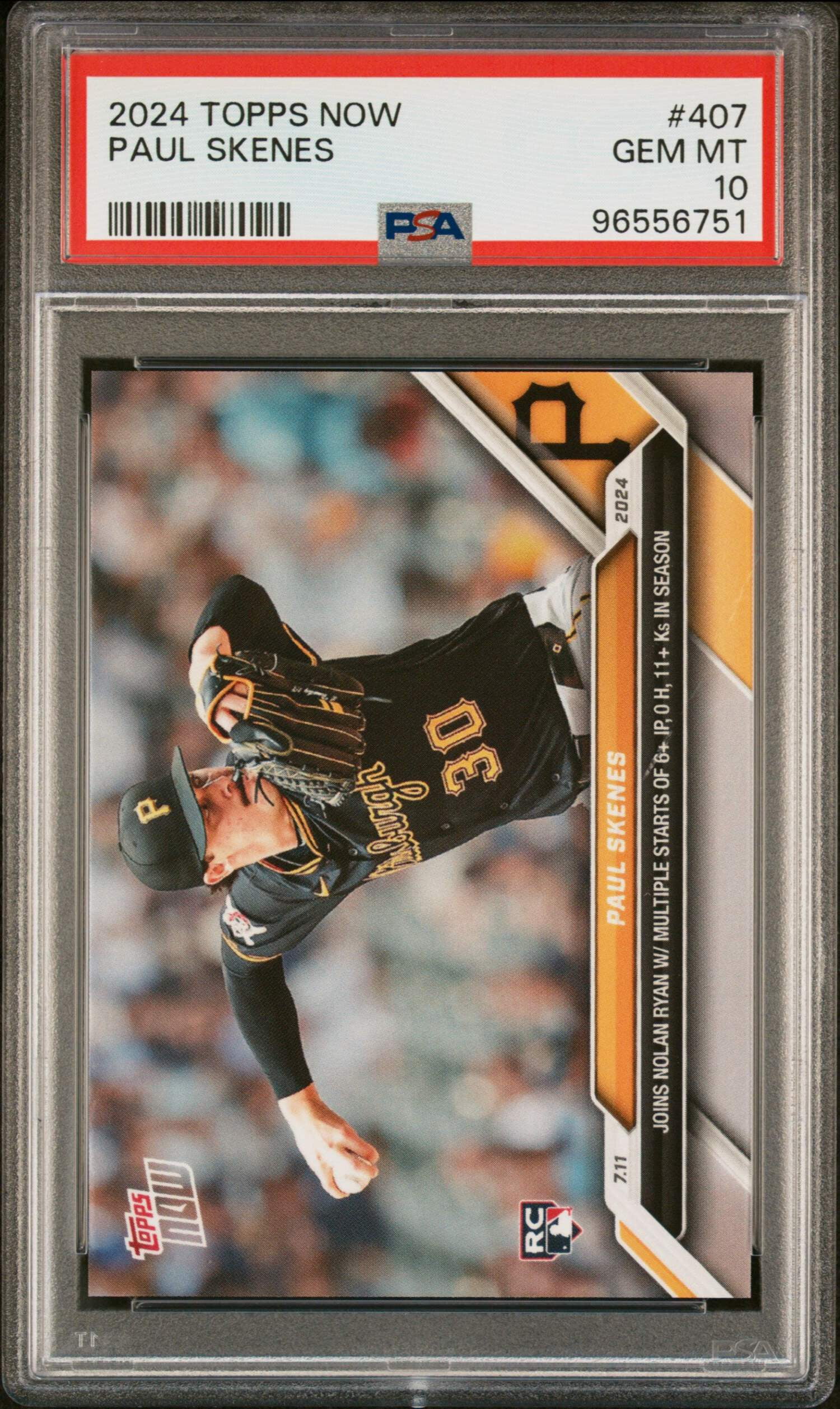 送料無料 PSA10 GEM MINT 2024 Topps Now #106 大谷翔平 日本人通算 