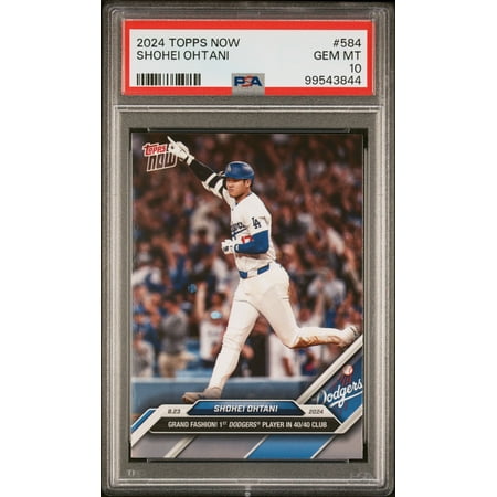 Graded 2024 Topps Now Shohei Ohtani #584 Baseball Card PSA 10 Gem Mint