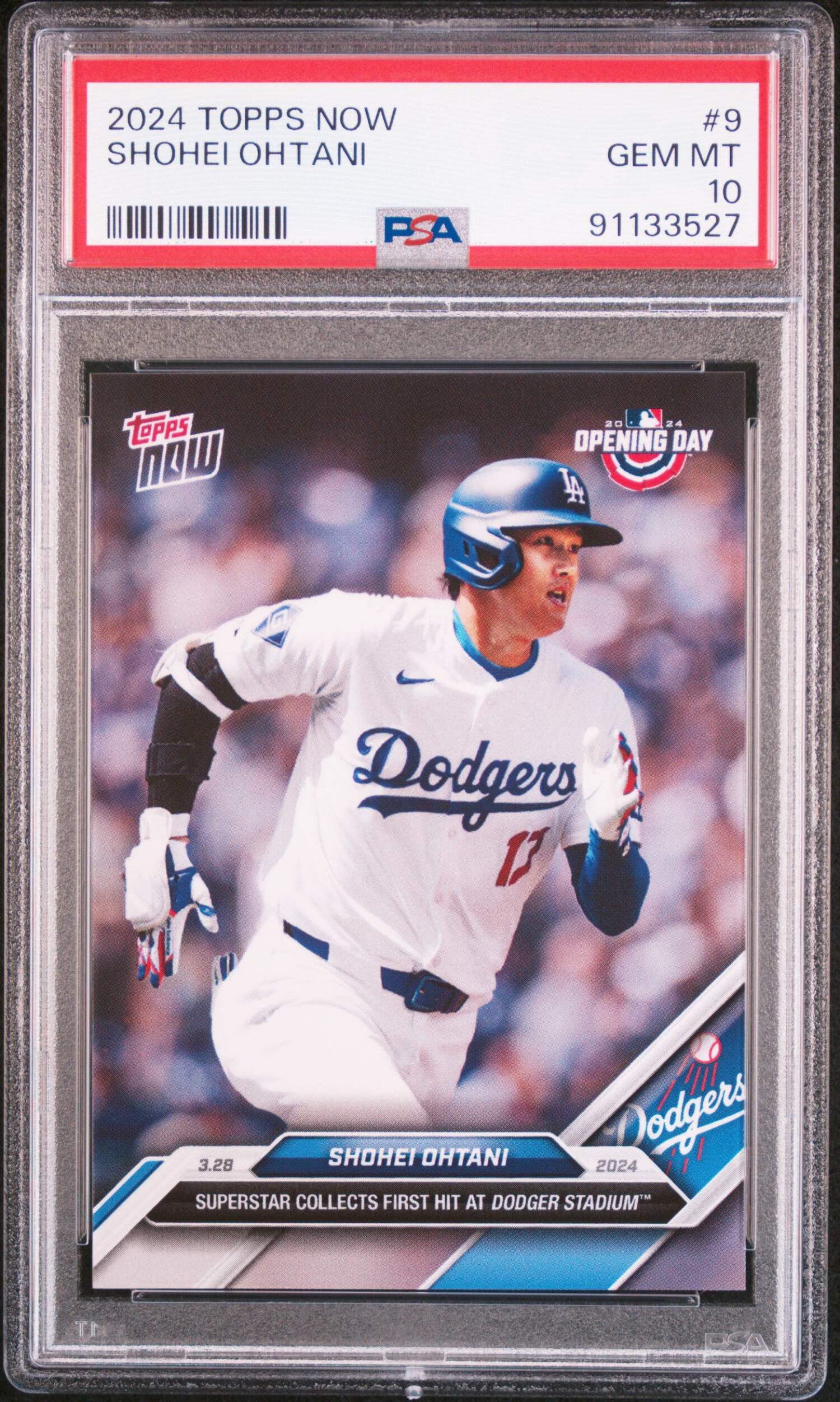 Graded 2024 Topps Now Shohei Ohtani #9 Baseball Card PSA 10