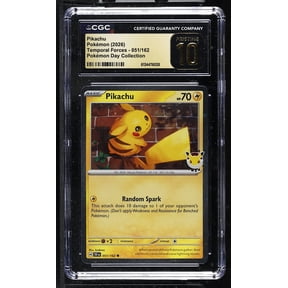 Graded 2026 CGC 10 Pikachu 051/162 Temporal Forces Pokmon Day Collection English Trading Card