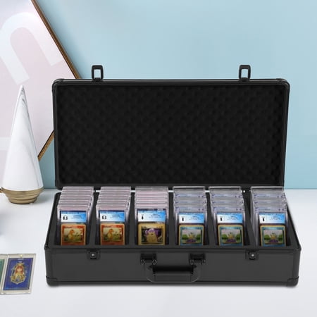 Graded Card Storage Box Case for 222 PSA Certified Sport Slabs Protector w/Lock