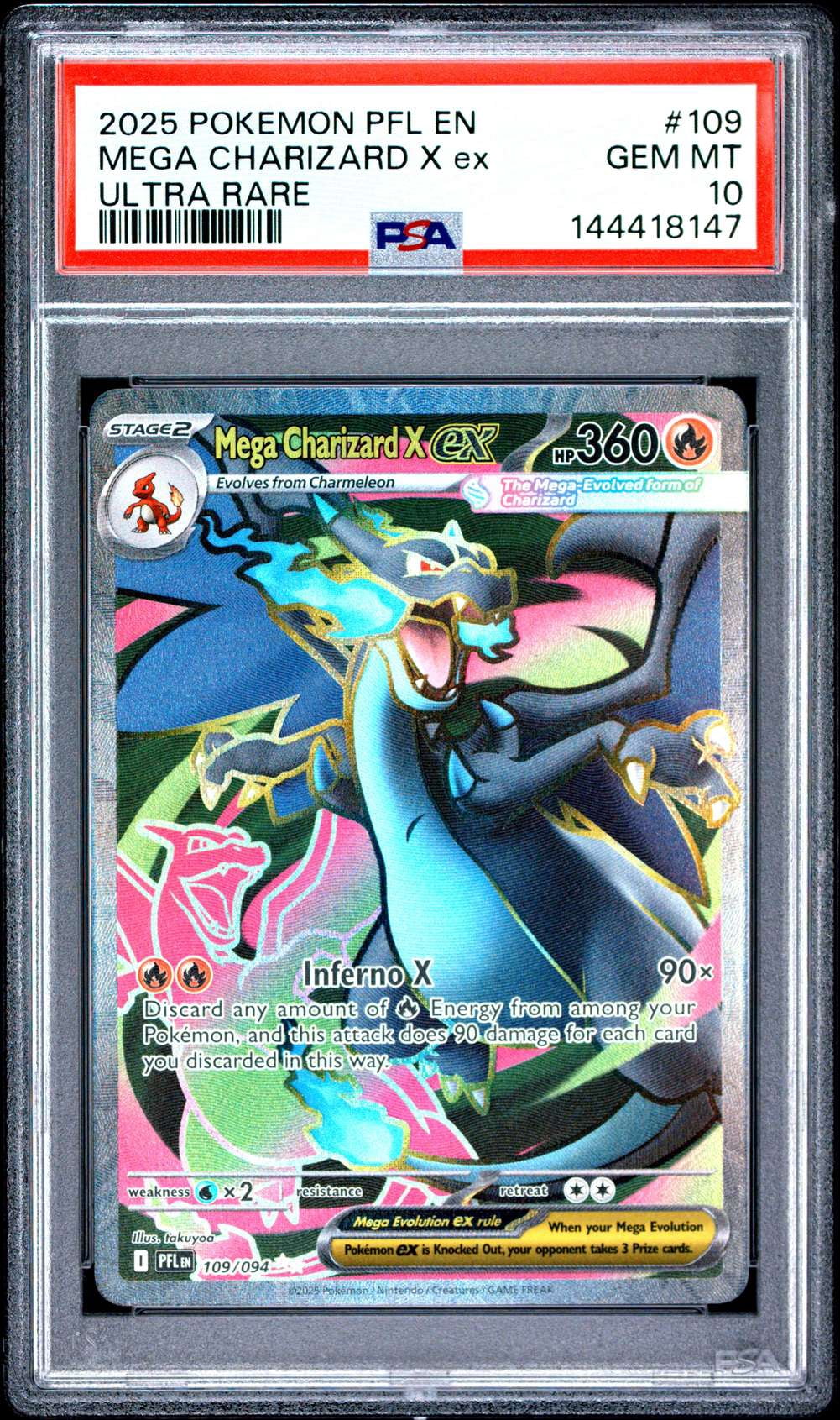 mega charizard x shiny pokemon card EX #109 EXTENDED ART – Raycardza Features Mega Chariard X Pokemon Mega Shiny Charizard X