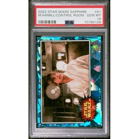 Graded Star Wars M. Hamill Control Room Sapphire #61 PSA 10