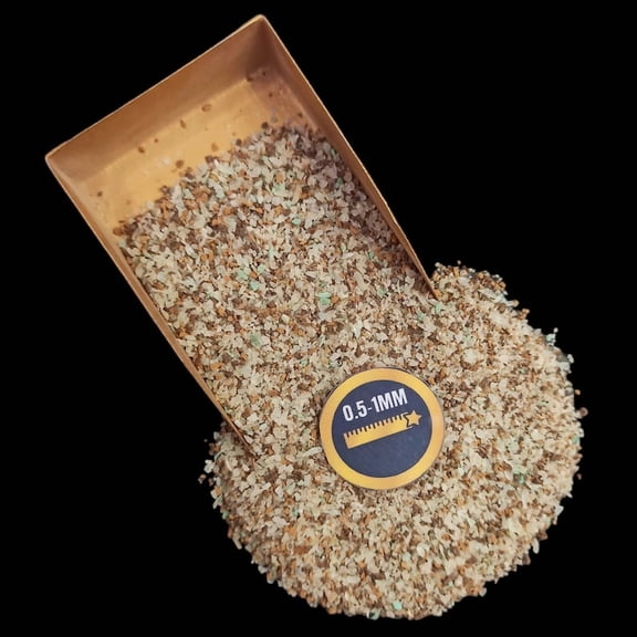 Gradelygems Cherry Quartz Crushed Sand Powder 0.5-1mm | 2 Ounce Pack | Ideal for Crafting, Healing, and Dcor