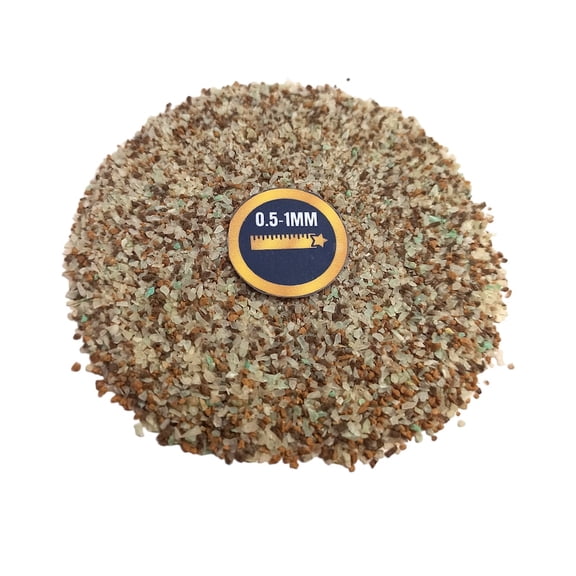 Gradelygems Natural Chrysoprase Crushed Sand Powder 0.5-1mm | 2 Ounce Pack | Perfect for Crafting, Healing, and Jewelry