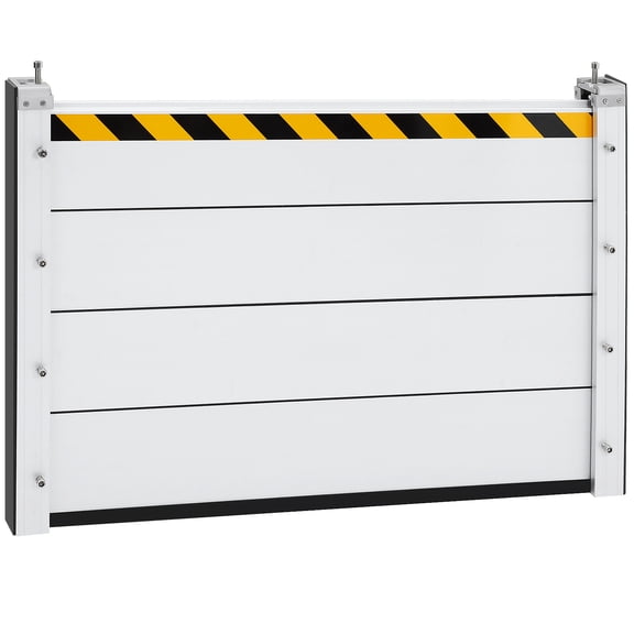 Gradeneve 2.6ft Vertical Detachable Flood Barrier for Doorway, Heavy Duty Reusable Flood for Home, Garage, and Entryways