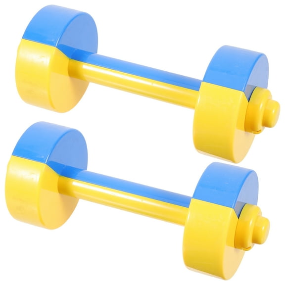 Gradeneve Kids Dumbbell Toy Set 1 Pair Lightweight Plastic Weight Sports Workout Equipment for Children