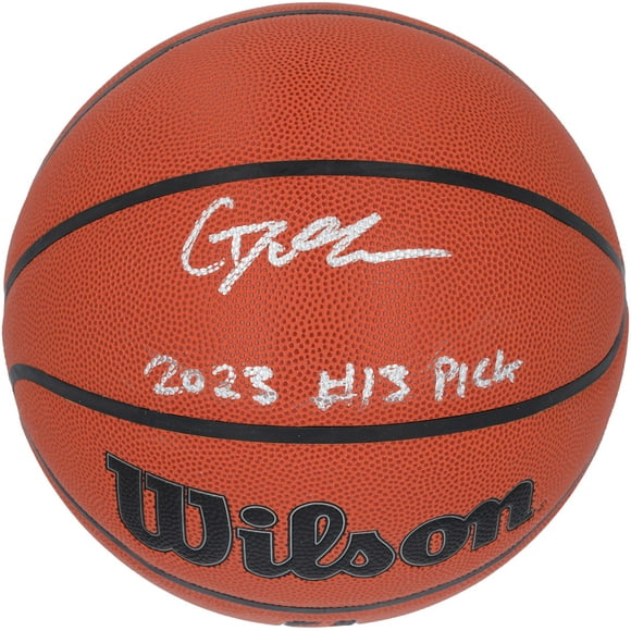 Gradey Dick Toronto Raptors Autographed Wilson Authentic Series Indoor/Outdoor Basketball with "2023 #13 Pick" Inscription - Fanatics Authentic Certified