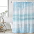thumbnail image 1 of Gradient Aqua Blue Waterproof Shower Curtain, Large 72"x78" Washable Polyester Fabric Shower Curtains for Bathroom, Modern Rustic Minimalist Pastel Solid Decorative Bathtub Curtain Sets with Hooks, 1 of 9