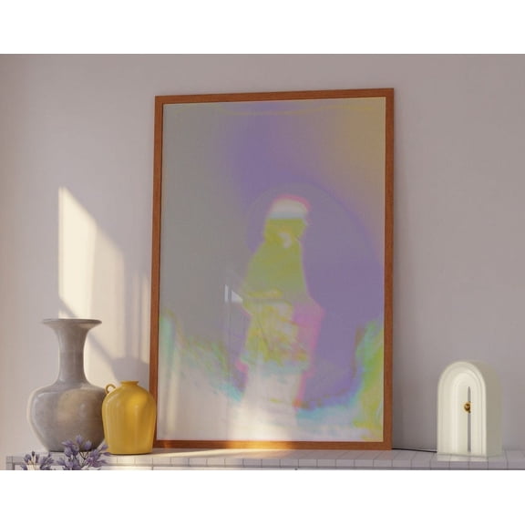 Gradient Art, Aura Poster, Psychedelic Poster, Retro Psychedelic, Dorm Decor, Poster Only