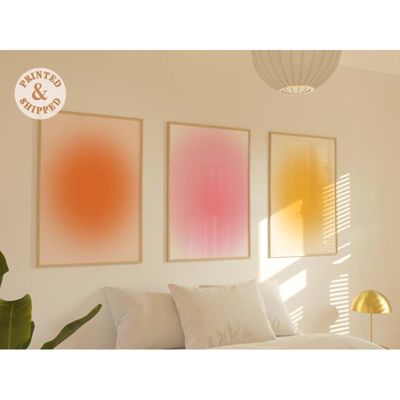 Gradient Aura Poster, Modern, Set 3, Poster Only