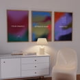 thumbnail image 1 of Gradient Aura Spiritual Energy Meditation Wall Art Set Set 3 Stretched Canvas 8x12, 1 of 3