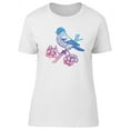 thumbnail image 1 of Gradient Bird Branch Graphic T-Shirt Women -Image by Shutterstock, Female XX-Large, 1 of 2