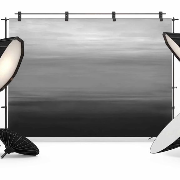 Gradient Black Photography Backdrop 8x6FT, Abstract Black Grey White Gradient Water Ripples Photo Backdrops, Background for Photography Studio Photo Studio Background, Back Drop for Photoshoot
