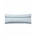thumbnail image 1 of Gradient Blue Body Pillow Cover 20 x 54 Inch Decorative Pillow Cover Geometric Stripes Wave Chevron Pattern Lumbar Pillowcase Seasonal Rectangle Cushion Case for Couch Sofa Bed Living Room, 1 of 7