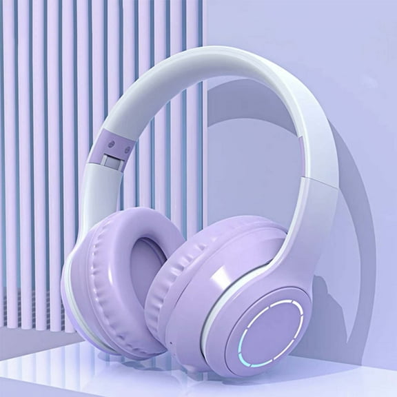 Gradient Bluetooth 5.1 Headset - Foldable Wireless Gaming Headphones with 40MM Drivers, 20H Playtime, HD Call Noise Reduction - Stylish Gift for Travel & Music Lovers