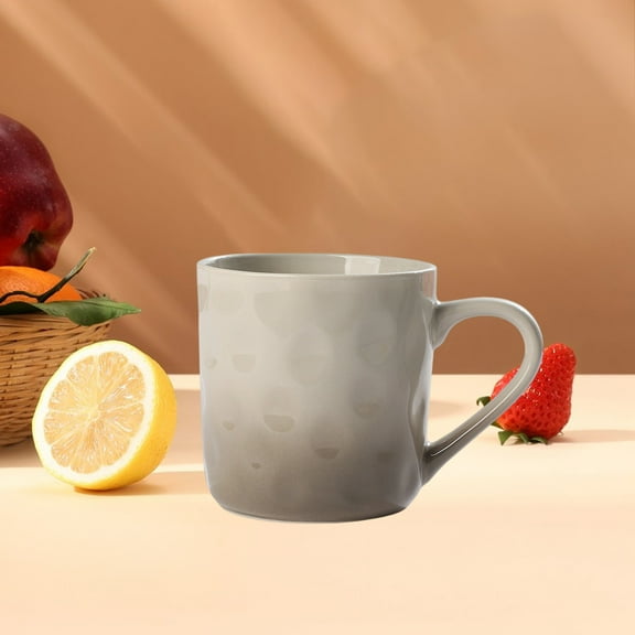 Gradient Ceramic Mug, Aesthetic Customizable Breakfast Cup with Colorful Underglaze Finish, Space-Saving Stackable Mug for Coffee, Tea, and Home Use, Perfect Gift for Family