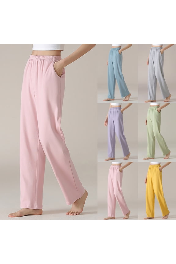Gradient Checkered Printed Pants for Women, Drawstring Side Pocket Casual Joggers, Athletic Lounge Sweatpants, Workout Yoga Pants for Aesthetic Streetwear [Fitness Gifts for Women]