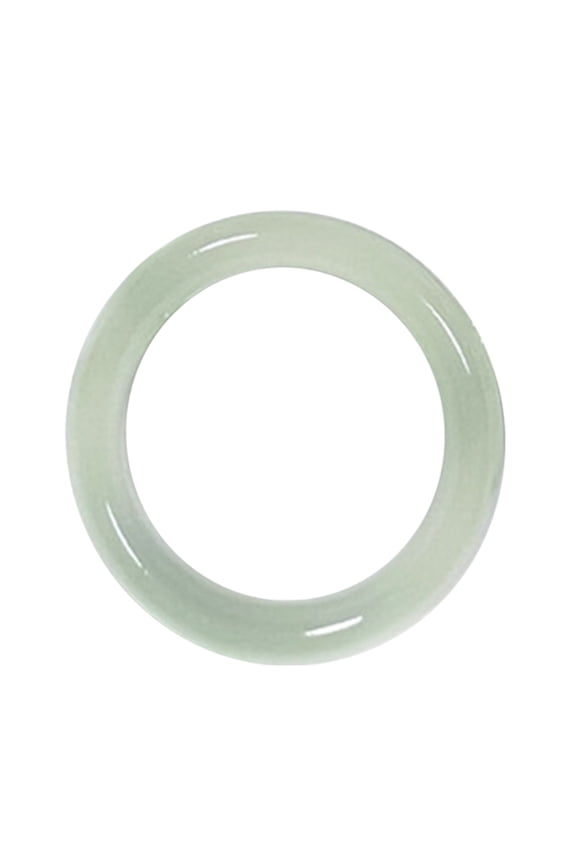 Gradient Color Acrylic Fashion Stackable Imitation Jade Jewelry Simple Statement Dome Rings