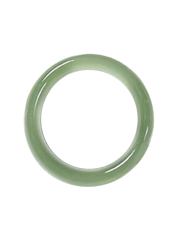 Gradient Color Acrylic Fashion Stackable Imitation Jade Jewelry Simple Statement Dome Rings