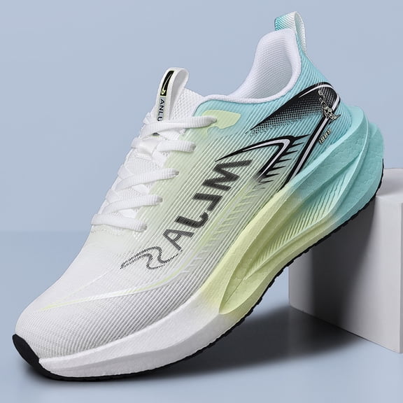 Gradient Color Breathable Running Shoes, Lightweight Athletic Sneakers for Men & Women