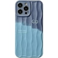 thumbnail image 1 of Gradient Color Cute Love Heart Lucky Water Ripple Soft Phone Case Compatible with iPhone Case (Blue,iPhone 12 Pro Max), 1 of 6