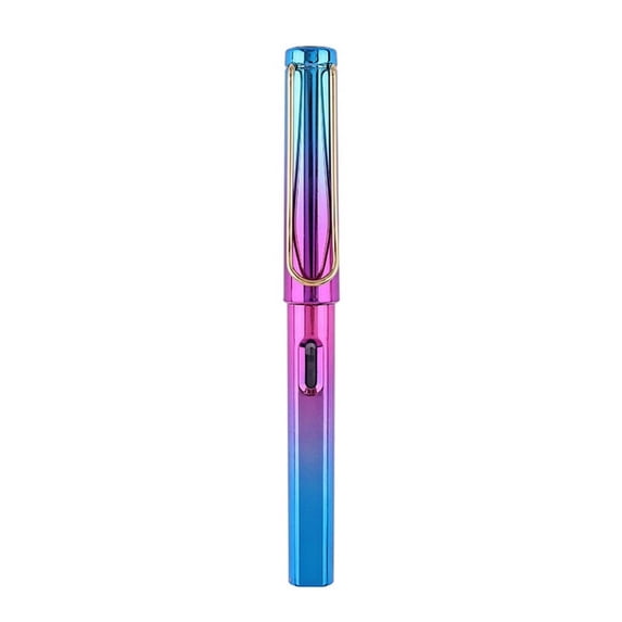 Gradient Color Fountain Pen Large Ink Cartridge Rotate to Refilled 0.5mm F Nib