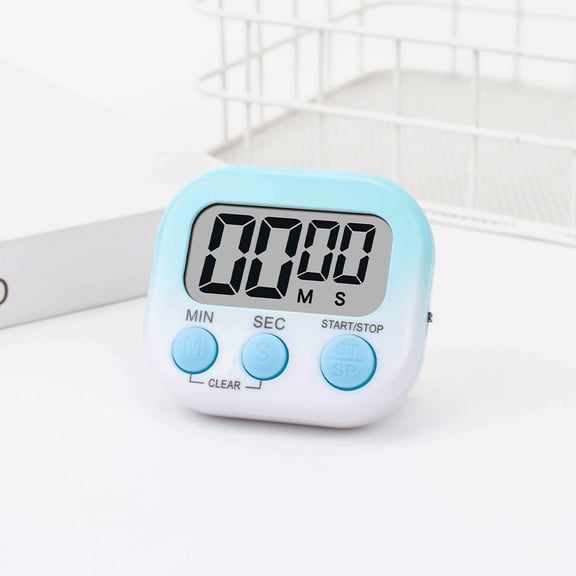 Gradient Color High-End Office Study Kitchen Timer Time Manager Tester Reminder Stopwatch Timer Multifunctional Countdown Tool Without 7th Battery 10 Occasions Use