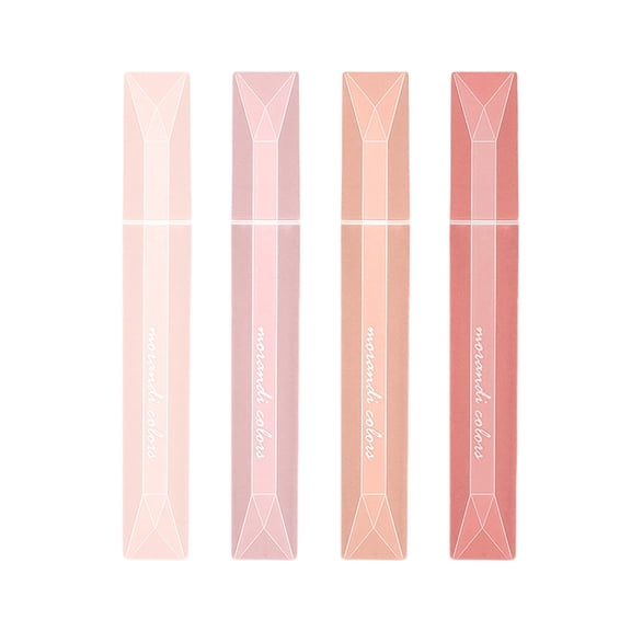 Gradient Color Highlighter Pen Set of 4, Non-Bleeding Soft Tip Marker Pen Stationery for Journal, Planner, Office Document & Book Annotation