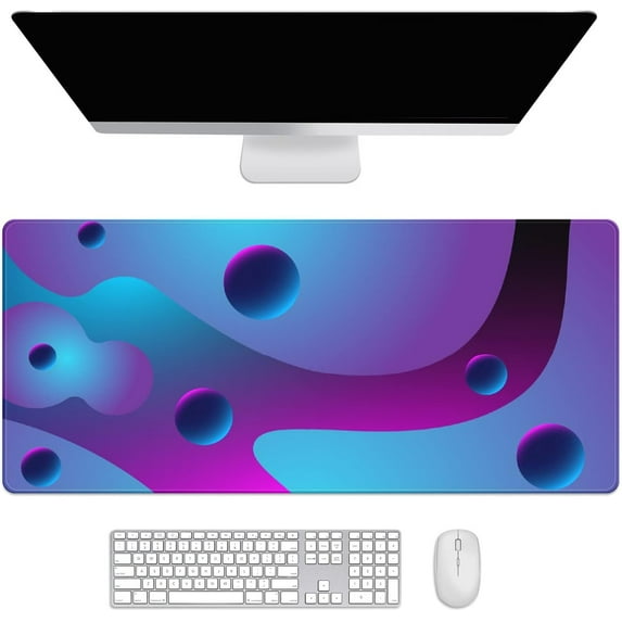Gradient Color Modern Desk Mat, Desk Accessory, Cute Workspace, Trendy Workspace, Trendy, 35.4x15.7in Large Gaming Mouse Pad, Cute Desk Topper, Pretty Desk Pad