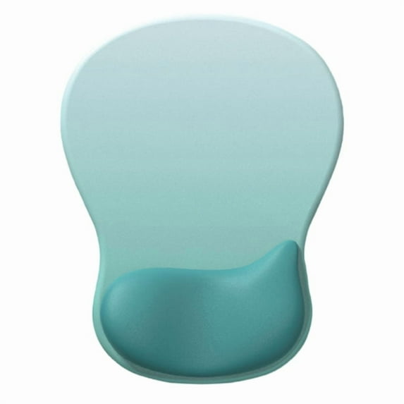 Gradient Color Mousepad Memory Foam Cushioned Wrist Rest Pad Slip Proof Desk Mat