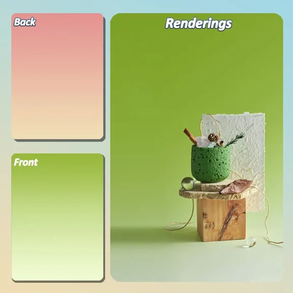 Gradient Color Photography Backdrops 2 Sided Photo Backgrounds Wallpaper Studio Waterproof Products Photographic Props