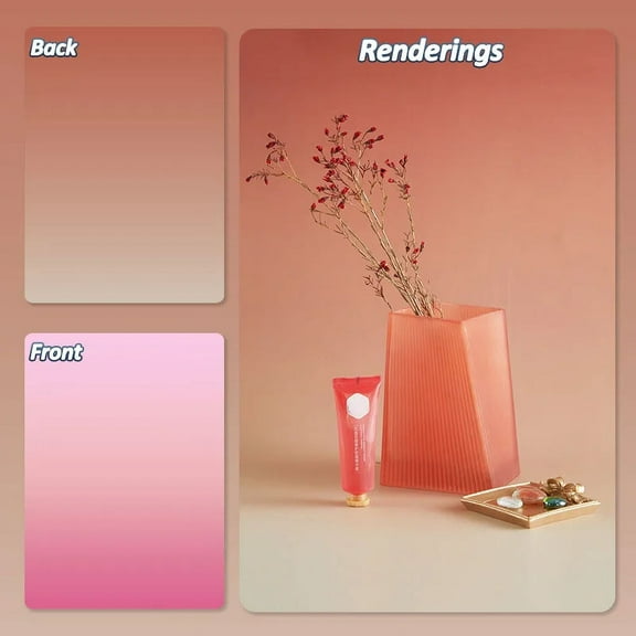 Gradient Color Photography Backdrops 2 Sided Photo Backgrounds Wallpaper Studio Waterproof Products Photographic Props