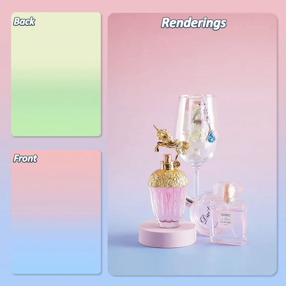 Gradient Color Photography Backdrops 2 Sided Photo Backgrounds Wallpaper Studio Waterproof Products Photographic Props