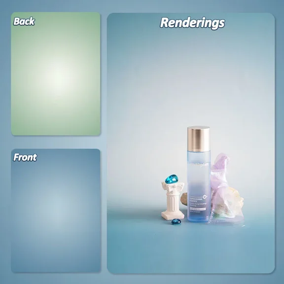 Gradient Color Photography Backdrops 2 Sided Photo Backgrounds Wallpaper Studio Waterproof Products Photographic Props