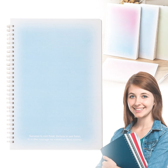 Gradient Color Steno Notebook 60 Sheets - A5 Lined Journal for School Home Note Taking