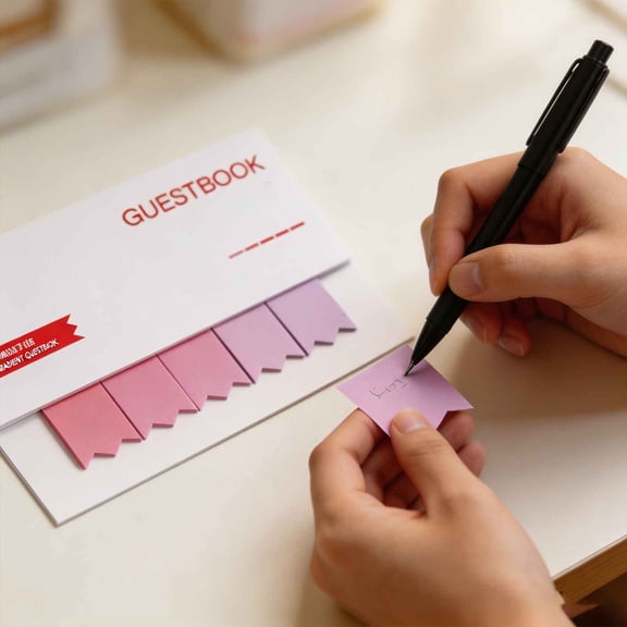 Gradient Color Sticky Notes, Creative Arrow-Shaped Page Markers for Office, School & Home Use