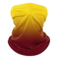 thumbnail image 1 of Gradient Color Summer Neck Gaiter for Unisex Sun Protection Cooling Thin Face Mask Neck Scarf Sunscreen Breathable Bandana for Cycling Fishing 1 PC Gold One Size, 1 of 7