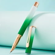 Gradient Color Thermal-Erasable Fountain Pen with 0.38mm Metal Nib & Dual Ink System Comfort Grip Design Writing Instrument