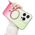 thumbnail image 1 of Gradient Colorful Clear  [Compatible with MagSafe Wireless Charging] TPU Case Compatible with iPhone Case (Green-Red,iPhone 13 Pro), 1 of 8