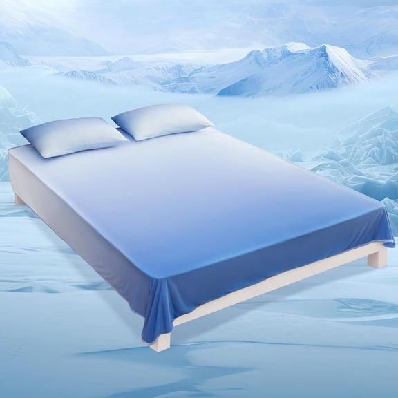 Gradient Cooling Blanket, Double-Sided Q-Max>0.5 Arc-Chill Summer Cold Blanket for Bed Sofa Chair Travel, Absords Heat to Keep Body Cool for Hot Sleeper & Night Sweats Adult Kids - 79"x86"