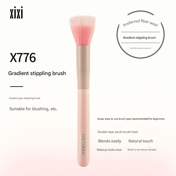 Gradient Dabbing Blush Brush Makeup Tool for Effortless Application Travel Beauty Halloween Christmas Gifts