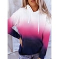 thumbnail image 1 of Gradient Drawstring Long Sleeve Hoodie, 1 of 3