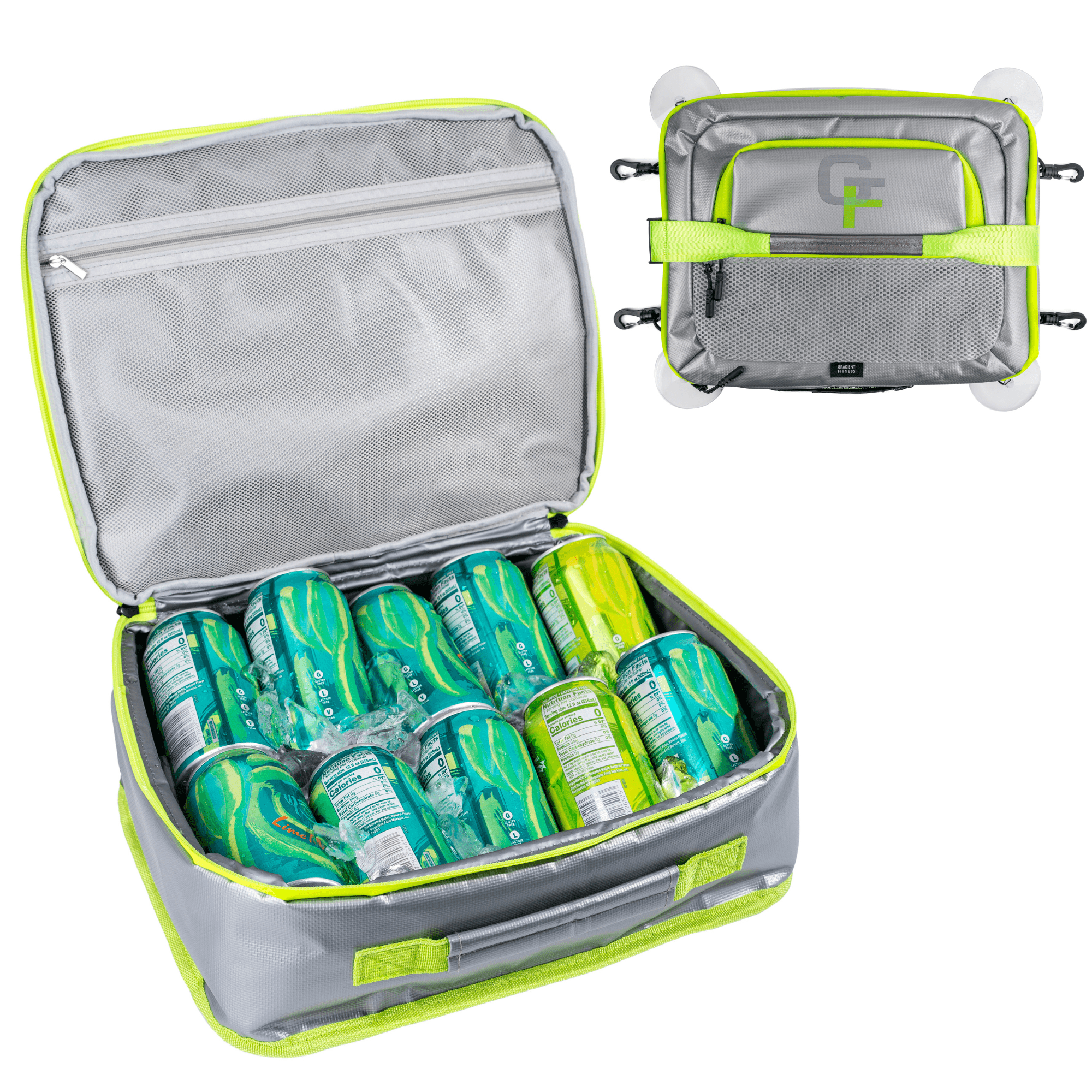 Gradient Fitness SUP Cooler for Paddle Board | Upgraded Waterproof Material Paddle Board Accessories | Large Capacity Insulated Kayak Cooler Bag | Quality Bungee System Included