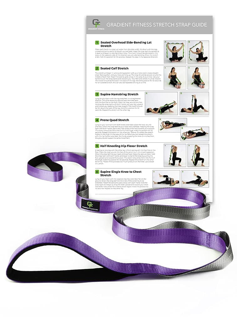 Gradient Stretch Gradient Fitness Stretching Strap, Physical Therapy, 12 Multi-Loop 1 ...