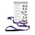 thumbnail image 1 of Gradient Fitness Stretching Strap, Physical Therapy, 12 Multi-Loop 1"Wx8'L, Neoprene Handles, Purple, 1 of 7