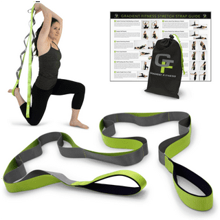 Physical Therapy Stretch Strap by Morning Sky – 10-Loop 73-inch Rehab Strap  with Instructional Guide for Rehab, Stretching, Yoga. – Green Physical  Therapy and Wellness