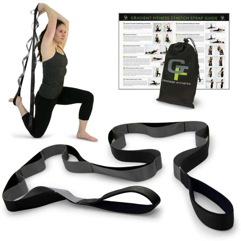Gradient Fitness Stretching Strap, 12 Multi-Loop, W x 8' L